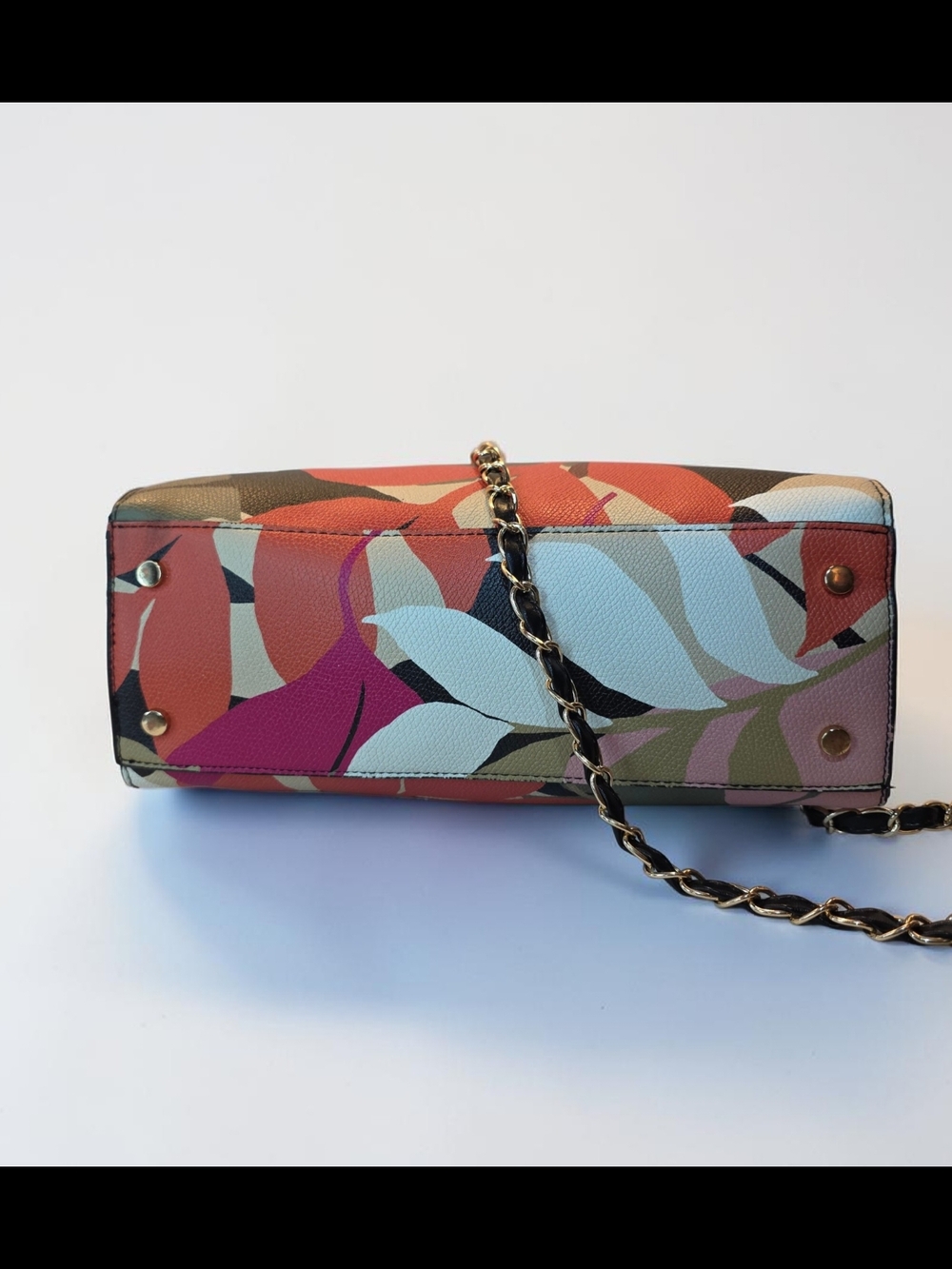 SALE!! Women's Pink Camo Print Top-Handle Bag with Chain Strap by A New Day - Picture 6 of 7